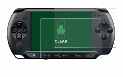 Image de l'appareil Sony PSP 1004 avec une grande variété de protections d'écran.