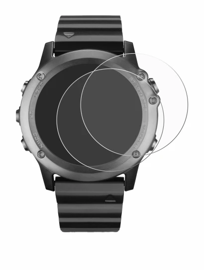 Image de l'appareil Garmin Fenix 3 avec une grande variété de protections d'écran.