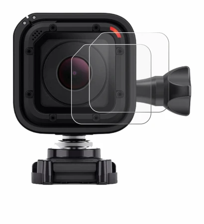 Image de l'appareil GoPro Hero 4 Session Lentille (Caisse) avec une grande variété de protections d'écran.
