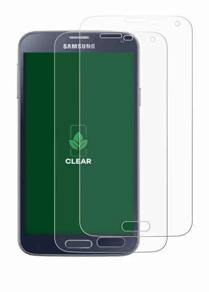 Image de l'appareil Samsung Galaxy S5 Neo avec une grande variété de protections d'écran.
