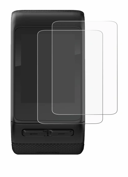 Image de l'appareil Garmin vivoactive HR avec une grande variété de protections d'écran.