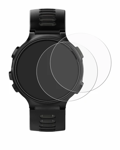 Image de l'appareil Garmin Forerunner 735XT avec une grande variété de protections d'écran.