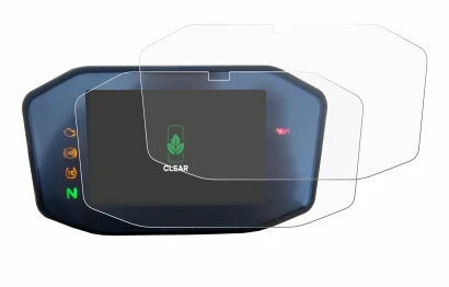 Image de l'appareil KTM 690 Duke 2016 avec une grande variété de protections d'écran.