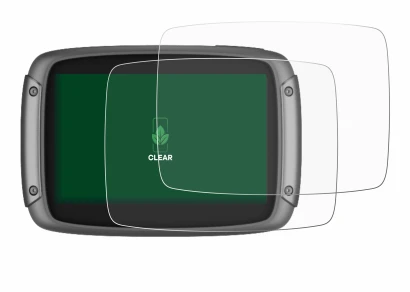 Image de l'appareil TomTom Rider 550 avec une grande variété de protections d'écran.