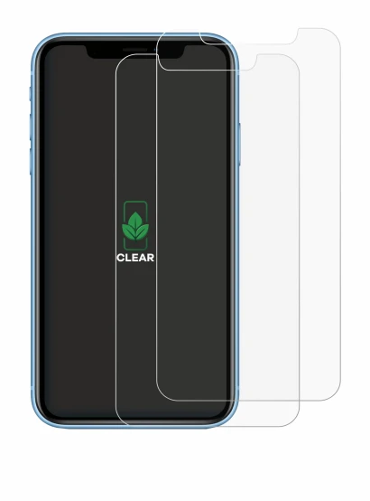 Image de l'appareil Apple iPhone XR avec une grande variété de protections d'écran.