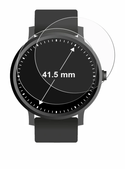 Image de l'appareil Montres (Circulaire, ø: 41.5 mm) avec une grande variété de protections d'écran.