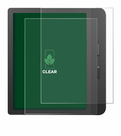 Image de l'appareil Tolino Vision 5 avec une grande variété de protections d'écran.