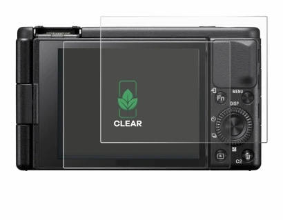 Image de l'appareil Sony ZV-1 avec une grande variété de protections d'écran.