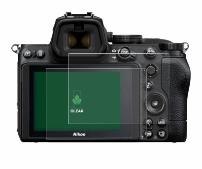 Image de l'appareil Nikon Z 5 avec une grande variété de protections d'écran.