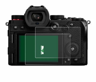 Image de l'appareil Panasonic Lumix DC-S5 avec une grande variété de protections d'écran.