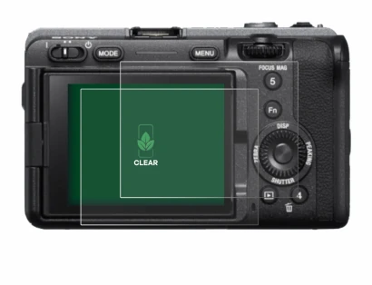 Image de l'appareil Sony FX3 avec une grande variété de protections d'écran.