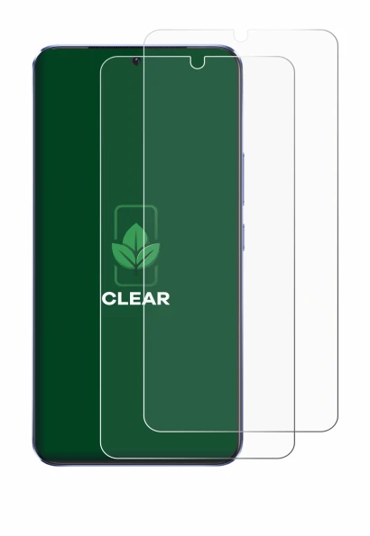Image de l'appareil Vivo V21 5G avec une grande variété de protections d'écran.