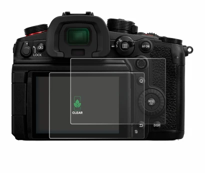 Image de l'appareil Panasonic Lumix DC-GH6 avec une grande variété de protections d'écran.