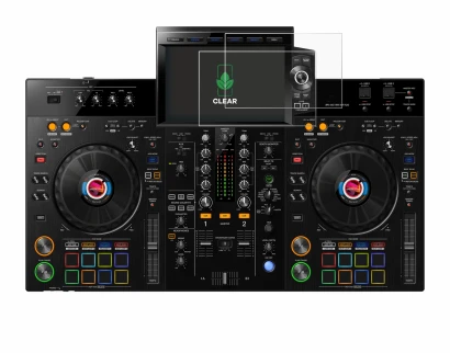 Image de l'appareil Pioneer XDJ-RX3 avec une grande variété de protections d'écran.