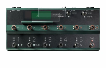 Image de l'appareil Kemper Profiler Remote avec une grande variété de protections d'écran.