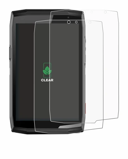 Image de l'appareil Crosscall Core T5 avec une grande variété de protections d'écran.