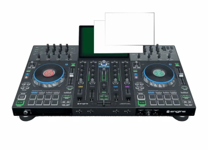Image de l'appareil Denon DJ Prime 4 avec une grande variété de protections d'écran.