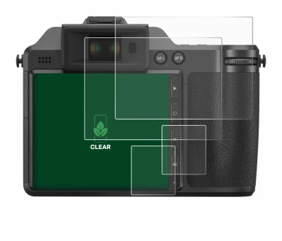 Image de l'appareil Fujifilm X-H2 avec une grande variété de protections d'écran.