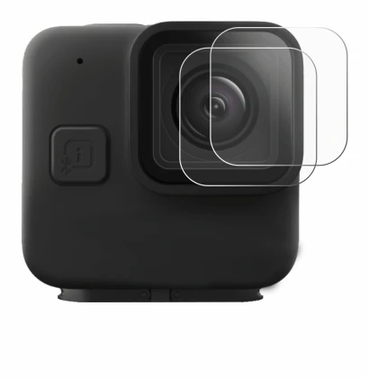 Image de l'appareil GoPro Hero 11 mini Lentille (Caisse) avec une grande variété de protections d'écran.