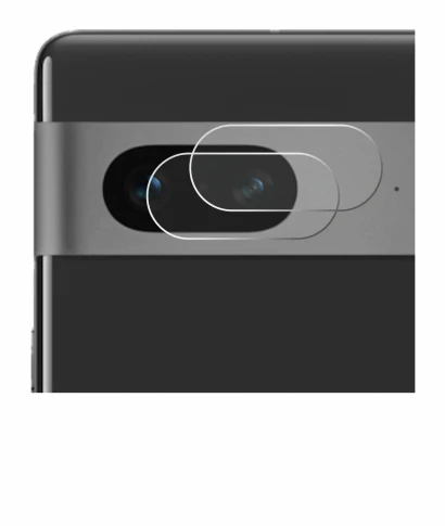 Image de l'appareil Google Pixel 7 (Caméra UNIQUEMENT) avec une grande variété de protections d'écran.