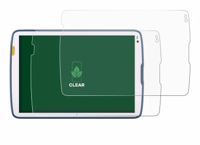 Image de l'appareil Zebra ET45 10.1" avec une grande variété de protections d'écran.