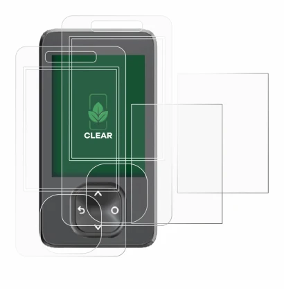 Image de l'appareil Dexcom G7 CGM avec une grande variété de protections d'écran.
