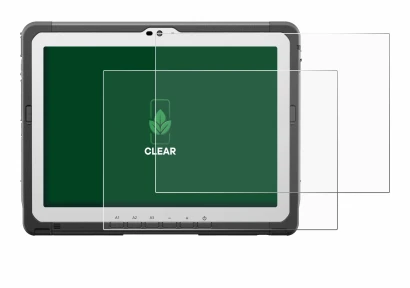 Image de l'appareil Panasonic Toughbook FZ-A3 avec une grande variété de protections d'écran.