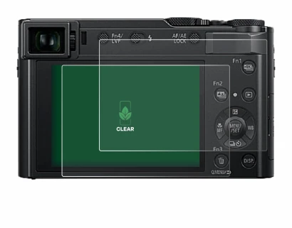 Image de l'appareil Panasonic Lumix DC-TZ202D avec une grande variété de protections d'écran.