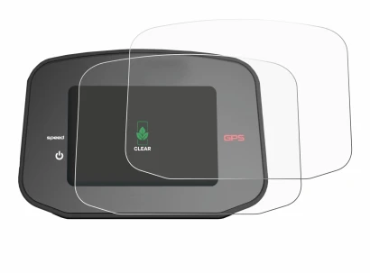 Image de l'appareil PowaKaddy CT8 GPS avec une grande variété de protections d'écran.