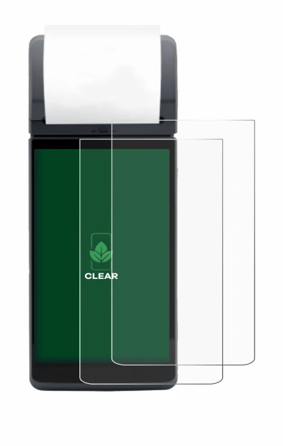 Image de l'appareil myPOS Pro avec une grande variété de protections d'écran.