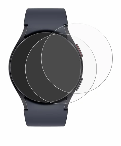 Image de l'appareil Samsung Galaxy Watch 6 (44 mm) avec une grande variété de protections d'écran.