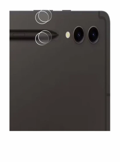 Image de l'appareil Samsung Galaxy Tab S9 Ultra 5G (Caméra UNIQUEMENT) avec une grande variété de protections d'écran.