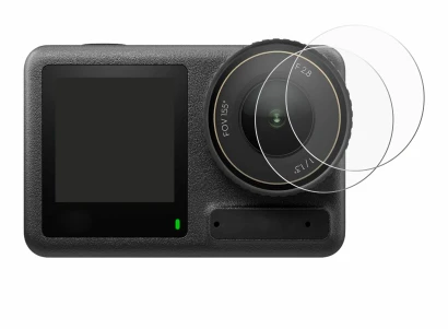 Image de l'appareil DJI Osmo Action 4 (Lentille) avec une grande variété de protections d'écran.