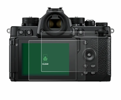 Image de l'appareil Nikon Z F avec une grande variété de protections d'écran.