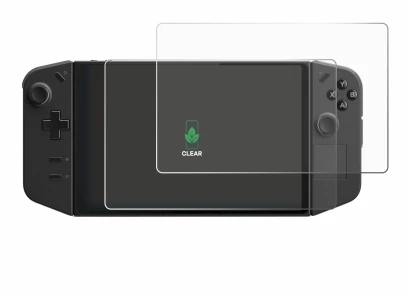 Image de l'appareil Lenovo Legion Go avec une grande variété de protections d'écran.