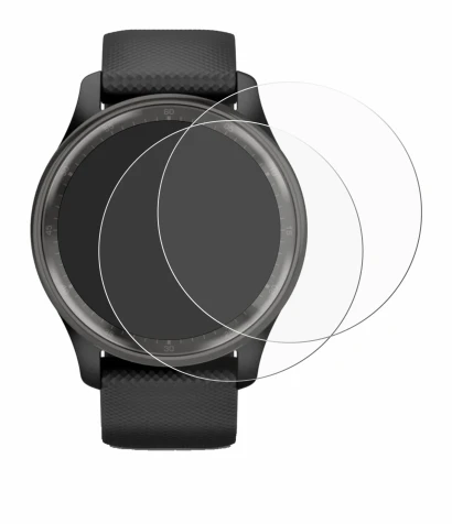 Image de l'appareil Garmin Vivomove Trend avec une grande variété de protections d'écran.