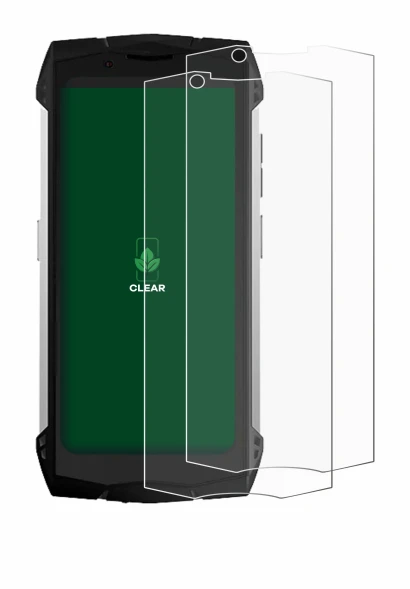 Image de l'appareil Doogee S Mini avec une grande variété de protections d'écran.