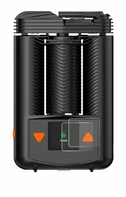 Image de l'appareil Storz & Bickel Mighty + avec une grande variété de protections d'écran.