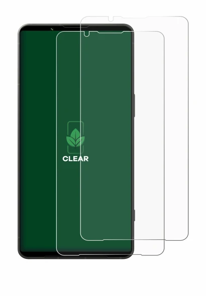 Image de l'appareil Sony Xperia 1 VI avec une grande variété de protections d'écran.