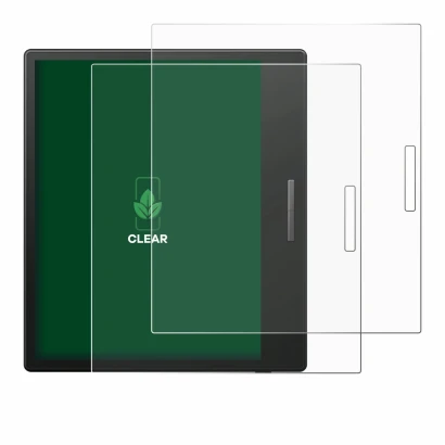 Image de l'appareil Boox Go Color 7 avec une grande variété de protections d'écran.