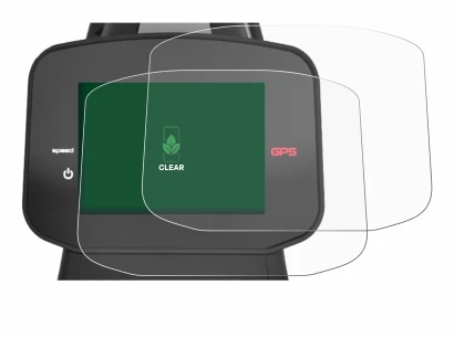 Image de l'appareil PowaKaddy FX7 GPS 3.5" avec une grande variété de protections d'écran.