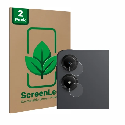Face avant d’un emballage produit avec le logo de la marque ScreenLeaf. À côté, l’appareil Xiaomi Redmi Pad Pro 5G (Caméra UNI