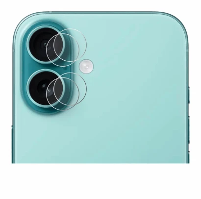 Image de l'appareil Apple iPhone 16 Plus (Caméra UNIQUEMENT) avec une grande variété de protections d'écran.