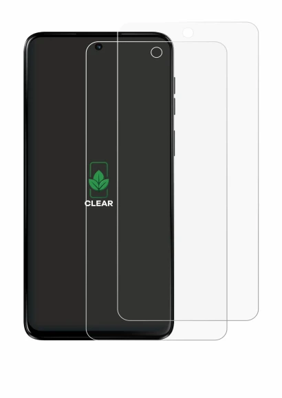 Image de l'appareil Motorola Moto G55 avec une grande variété de protections d'écran.