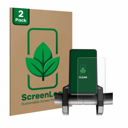 Face avant d’un emballage produit avec le logo de la marque ScreenLeaf. À côté, l’appareil Joyor S8-S V1 est représenté avec l