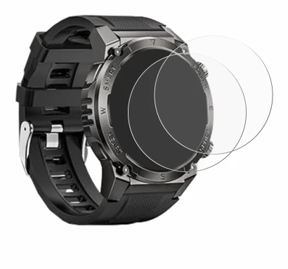 Image de l'appareil Dekelife G55 1.46" avec une grande variété de protections d'écran.