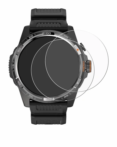 Image de l'appareil Mobvoi Ticwatch Atlas avec une grande variété de protections d'écran.