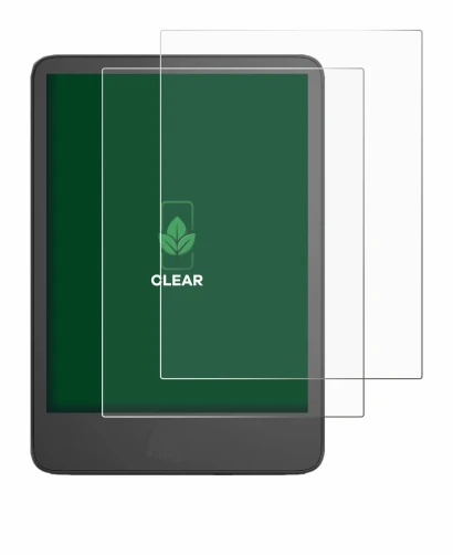 Image de l'appareil Amazon Kindle 2024 avec une grande variété de protections d'écran.