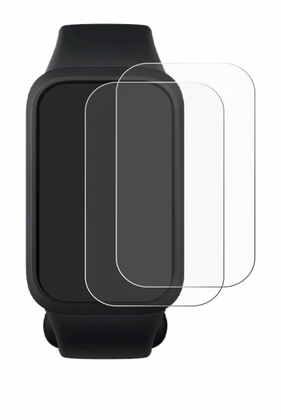 Image de l'appareil Xiaomi Smart Band 9 Active avec une grande variété de protections d'écran.