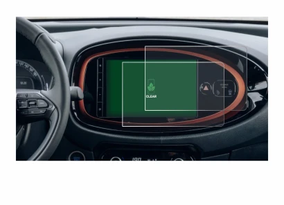Image de l'appareil Toyota Aygo X (2022) avec une grande variété de protections d'écran.